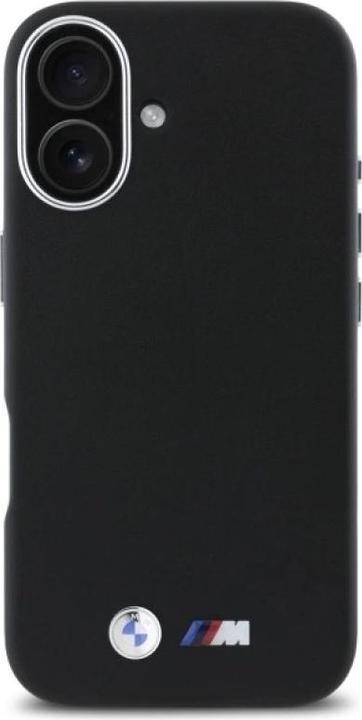 Produktbild BMW BMHCP16S23PMWK iPhone 16 6.1" czarny/black hardcase M Smooth Full Wrapped Metal (Apple iPhone 16)