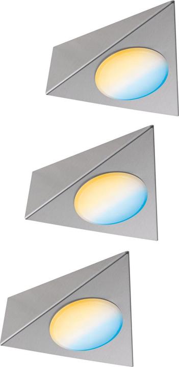 Actual product image Paulmann Furniture lamp Clever Connect TRIGO Starter Set, nickel (190 lm)