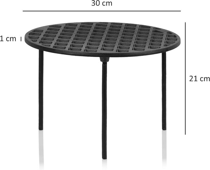 Image du produit BBQ-Toro Gusseisen Grillrost mit drei Beinen