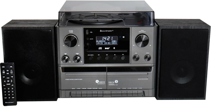 Immagine prodotto Soundmaster MCD5600SW (Giradischi, Bluetooth, Lettore CD, 2x 5 W)