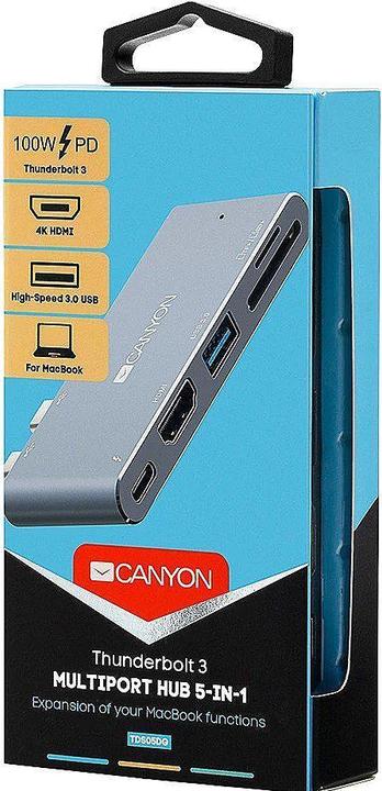 Immagine prodotto Canyon Docking Station DS-5B (Thunderbolt, 5 porte)