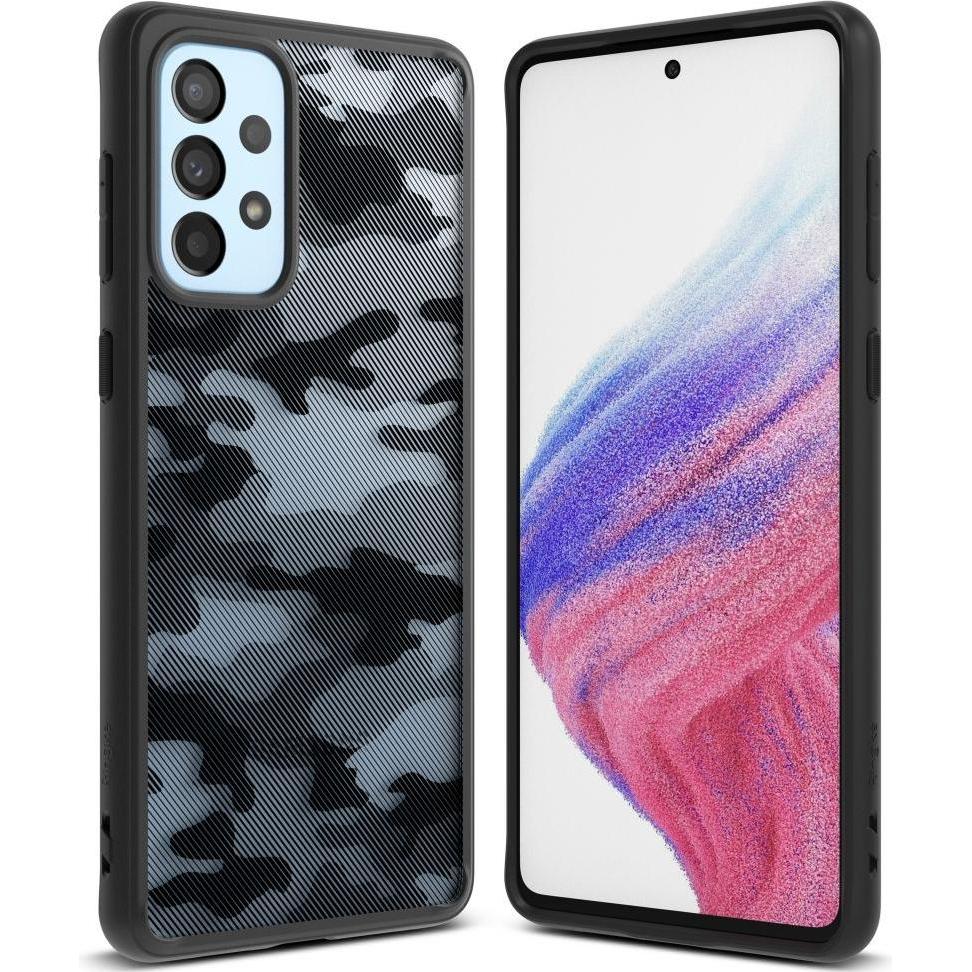 Ringke Fusion Matte tpu case with frame for Samsung Galaxy A73 black (Samsung Galaxy A73 5G), Smartphone Hülle, Schwarz