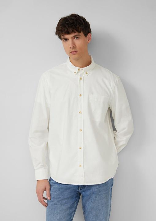 Immagine prodotto s.Oliver Hemd Regular Fit: Leichtes Langarmhemd mit Button-Down-Kragen (M)