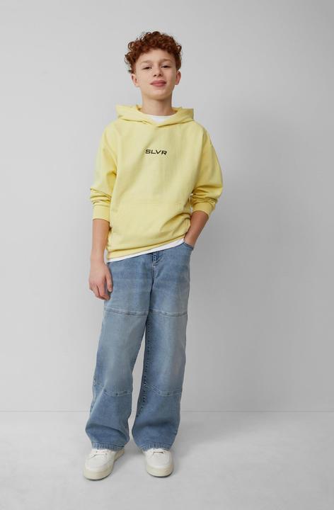 Produktbild S.Oliver Sweatshirt Oversize-Hoodie mit Front- und Rückenprint (134, 140)