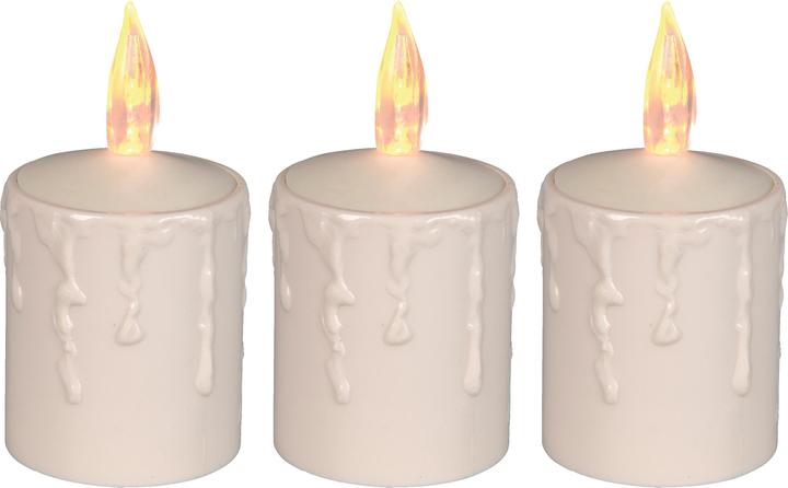 Actual product image Star Trading LED Candles Set of 3 | LED Candle |LED Candles Outdoor | Decorative Candles | Decorative Candles | (3 x)