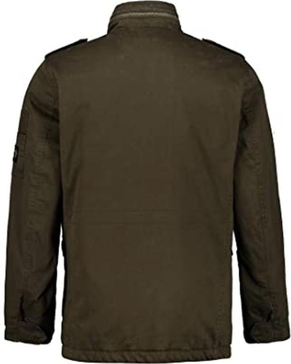 Actual product image JP1880 Utility Jacket with Large Pockets, Stand Collar, and Adjustable Hem