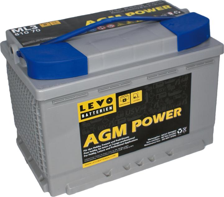 Produktbild Levo Batterie AGM 12V (12 V, 90 Ah)