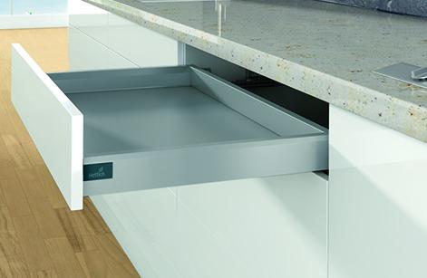 Produktbild Hettich Komplett-Schubkasten-Sets ArciTech, silber