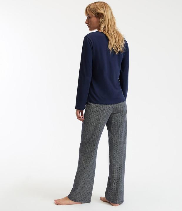 Image du produit So'home Pyjama mit langen Ärmeln aus Baumwoll-Jersey (46)