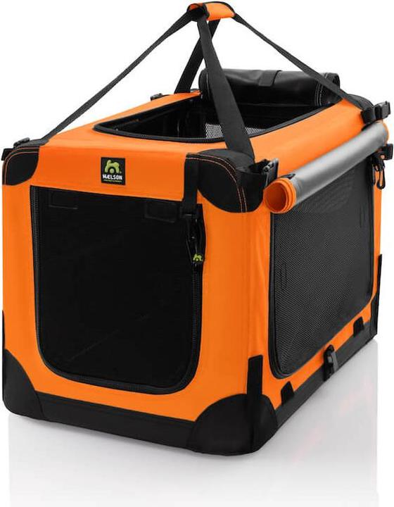 Produktbild Maelson Soft Kennel faltbare Hundebox in 3 Grössen - Neon Orange (Hund, Atmungsaktiv, Faltbar, Waschbar)