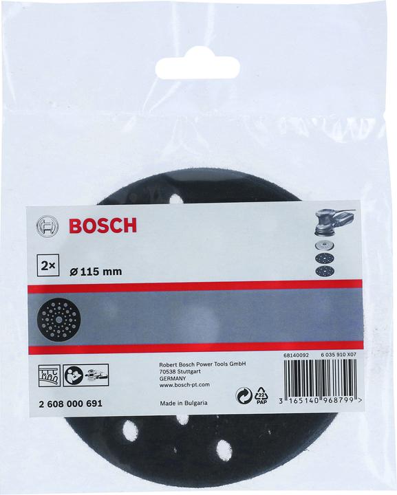 Actual product image Bosch Professional Zubehör Sanding disc protector, 115 mm, for random orbital sander