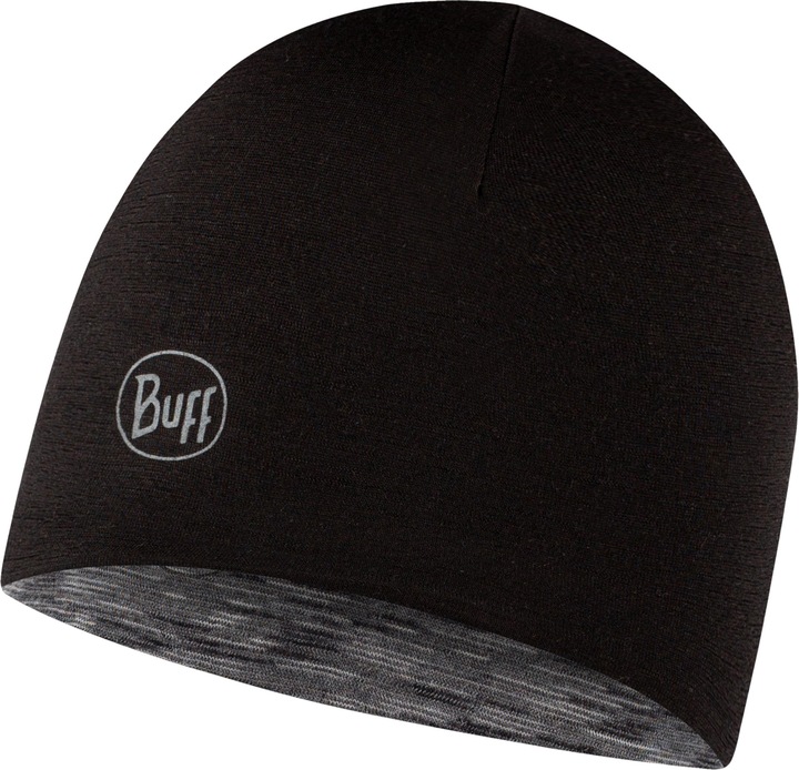 Actual product image Buff Jr Lw Merino Rev Hat Black (One size)