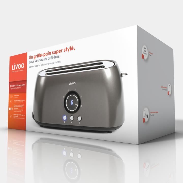 Image du produit Livoo Grille-pain à affichage digital