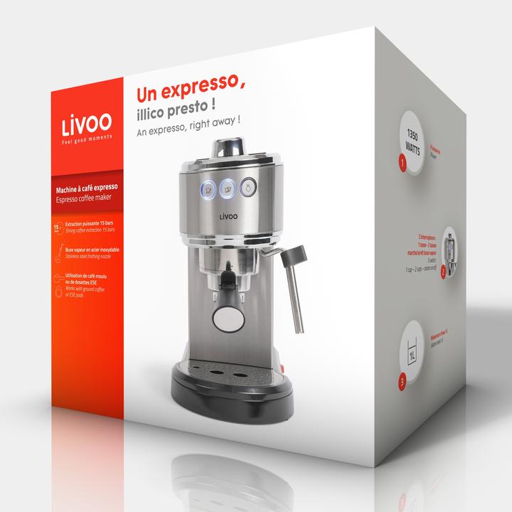 Produktbild Livoo Espresso-Kaffeemaschine