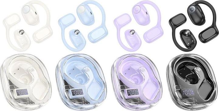 Image du produit Hoco Wireless headphones wireless earphones bluetooth TWS EA3 milky white (7 h, Sans fil)