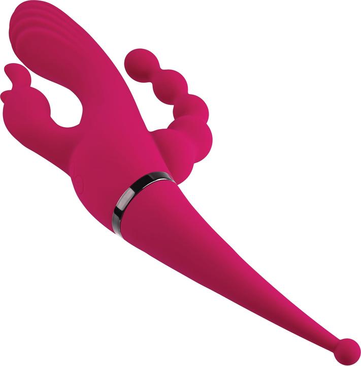 Actual product image Gender X Four by Four Vibrator - Burgundy