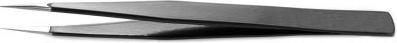 Actual product image RS PRO Stainless Steel Tweezers ESD Protected Acid Resistant, Tip Straight, Fine, 130 mm