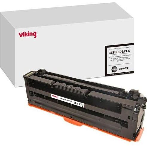 Viking, Toner, Tonerkartusche Kompatibel Samsung CLT-K506 Schwarz (BK)