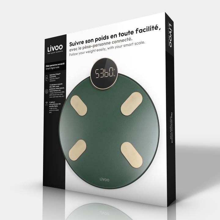 Produktbild Livoo Vernetzte Personenwaage (180 kg)