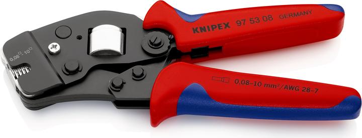 Image du produit Knipex Pince à sertir auto-ajustable pour embouts de câble (192 mm)