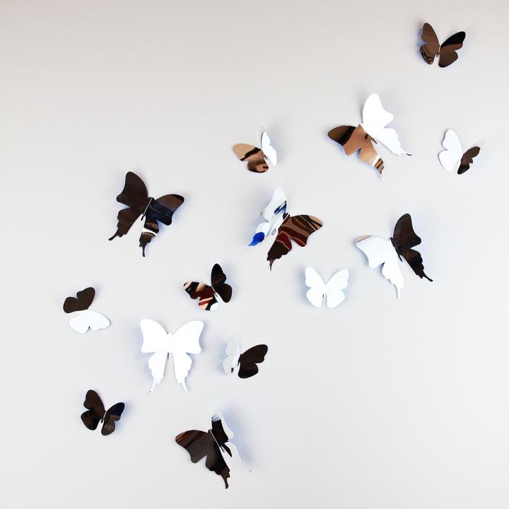 Actual product image Walplus Butterflies (9 x 9.5 cm)