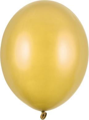 Produktbild Partydeco Luftballons 12cm metallisches Gold (100Stk) (100 x)