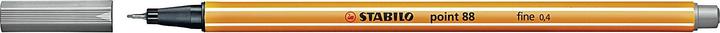 Produktbild STABILO point 88 Fineliner (Hellgrau, 1 x)