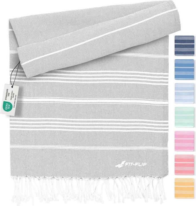 Produktbild Fit-Flip Hamamtuch Baumwolle Recycelt 100x200cm (100 x 200 cm)