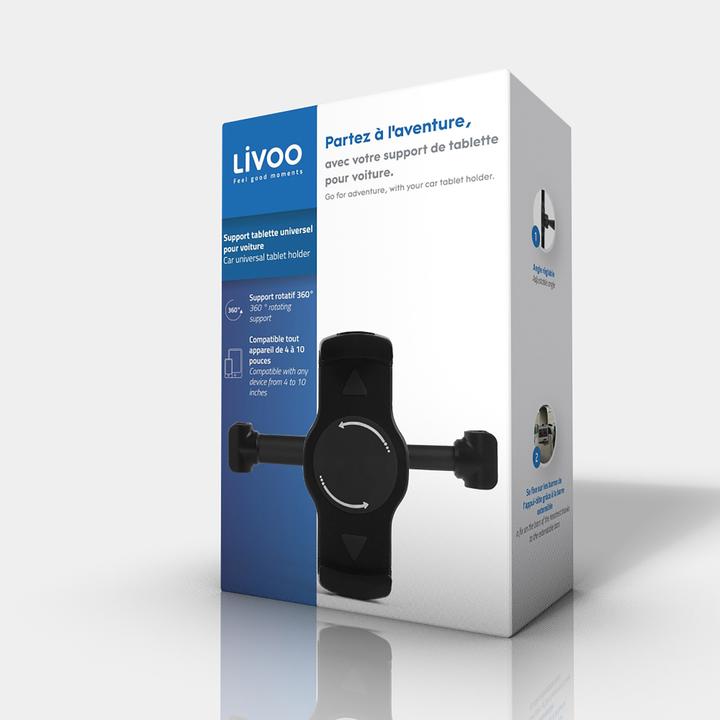 Image du produit Livoo Support universel pour tablette de voiture