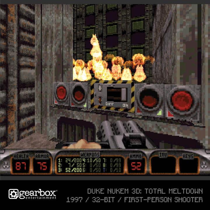 Immagine prodotto Blaze Evercade Red Cart 33 - Duke Nukem Col. 1