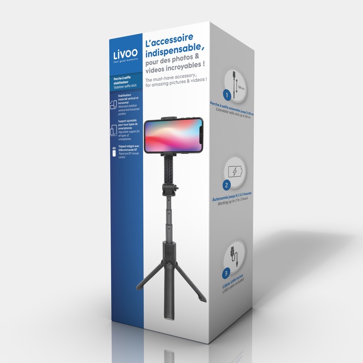 Produktbild Livoo Stabilisierender Selfie-Stick