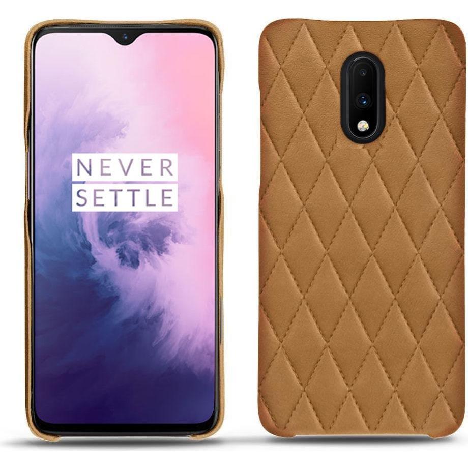 Noreve Lederschutzhülle (OnePlus 7), Smartphone Hülle, Braun