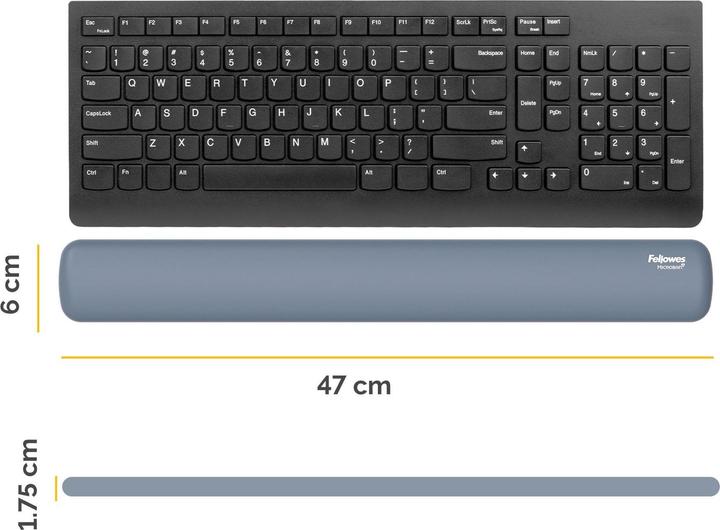 Actual product image Fellowes Breyta marineblau Tastatur-Handgelenkauflage 47 cm