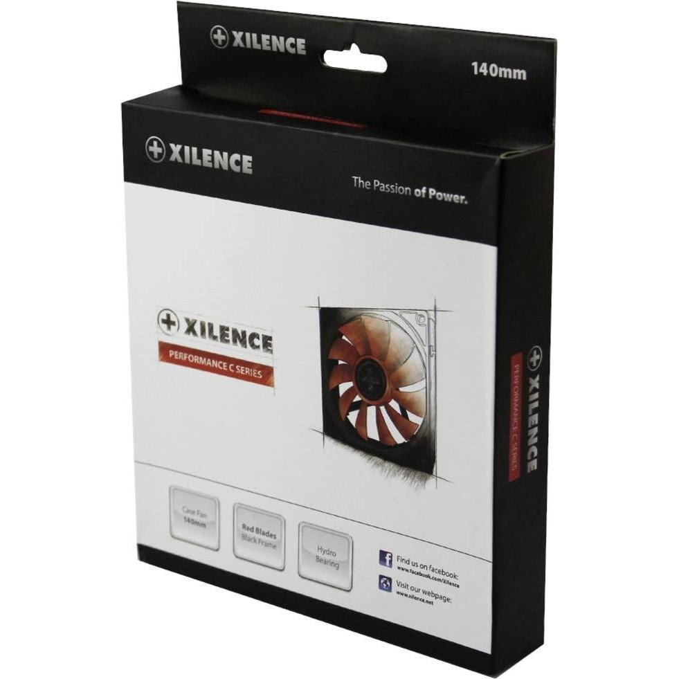 Thumbnail - Xilence Performance C Series XPF140.R (140 mm, 1 x), PC Lüfter, Schwarz, Rot
