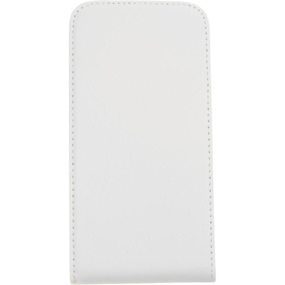 OEM Slim leather Flip Case S5 Galaxy G900 - White (Samsung Galaxy S5), Smartphone Hülle, Weiss