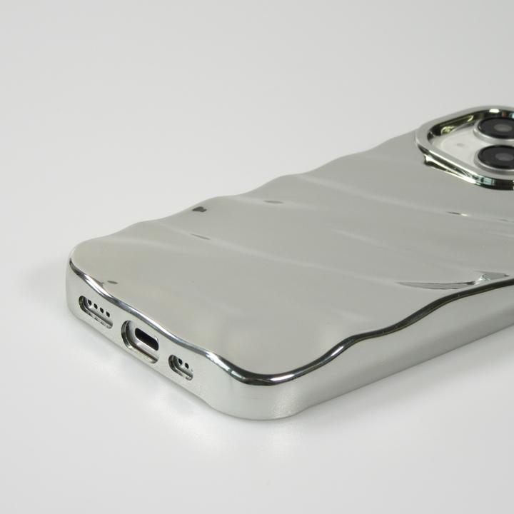 Image du produit PhoneLook Coque Silicone avec forme de vague 3D effet mirroir (Apple iPhone 15)