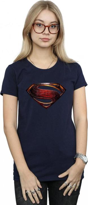 Immagine prodotto Superman T-shirt in cotone con logo per donna/femmina (M)
