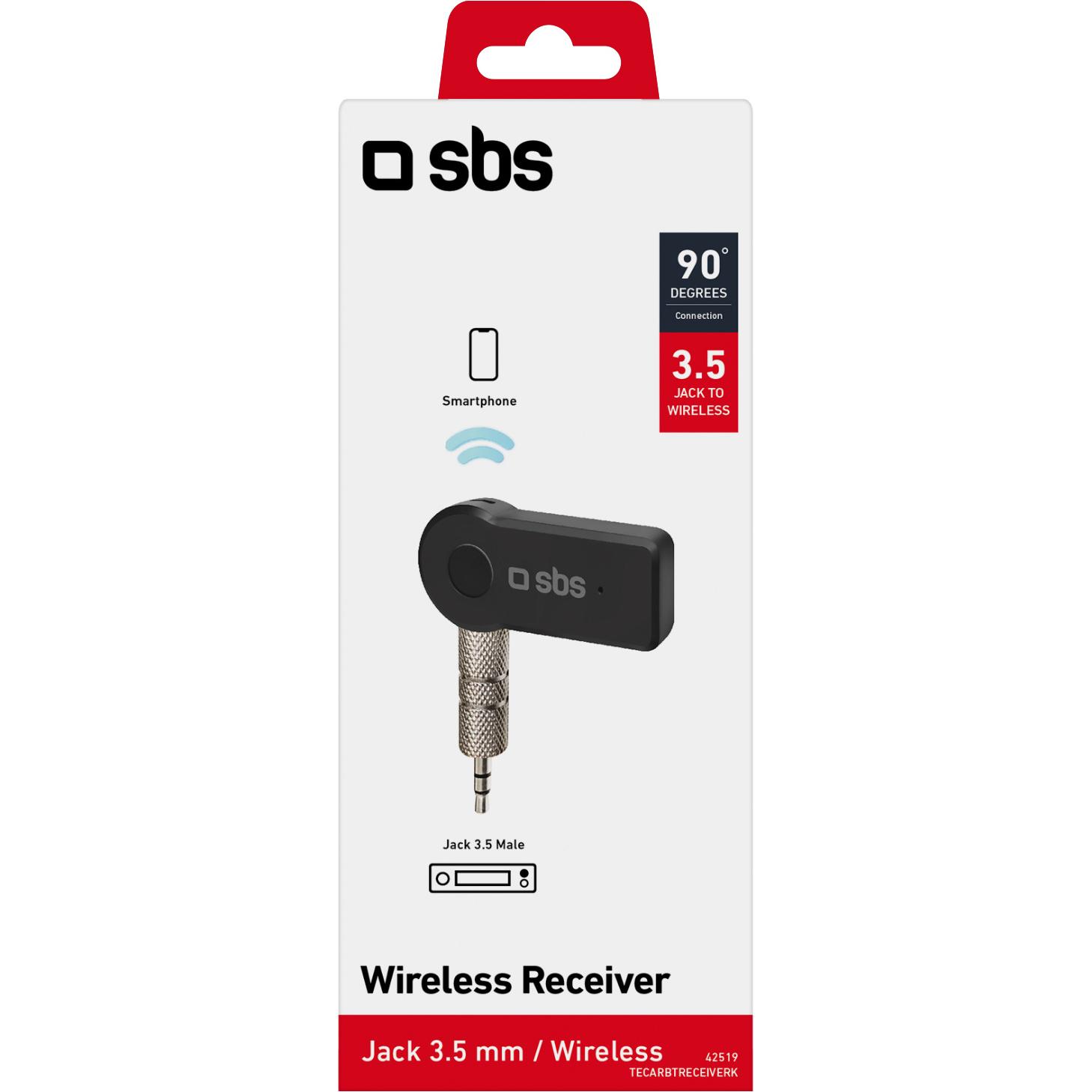 Thumbnail - SBS Kabelloser Empfänger (Empfänger), Bluetooth Audio Adapter, Schwarz