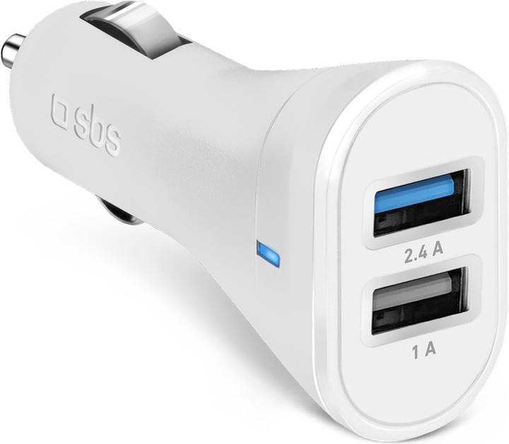 SBS Car charger with two 2100 mAh USB ports