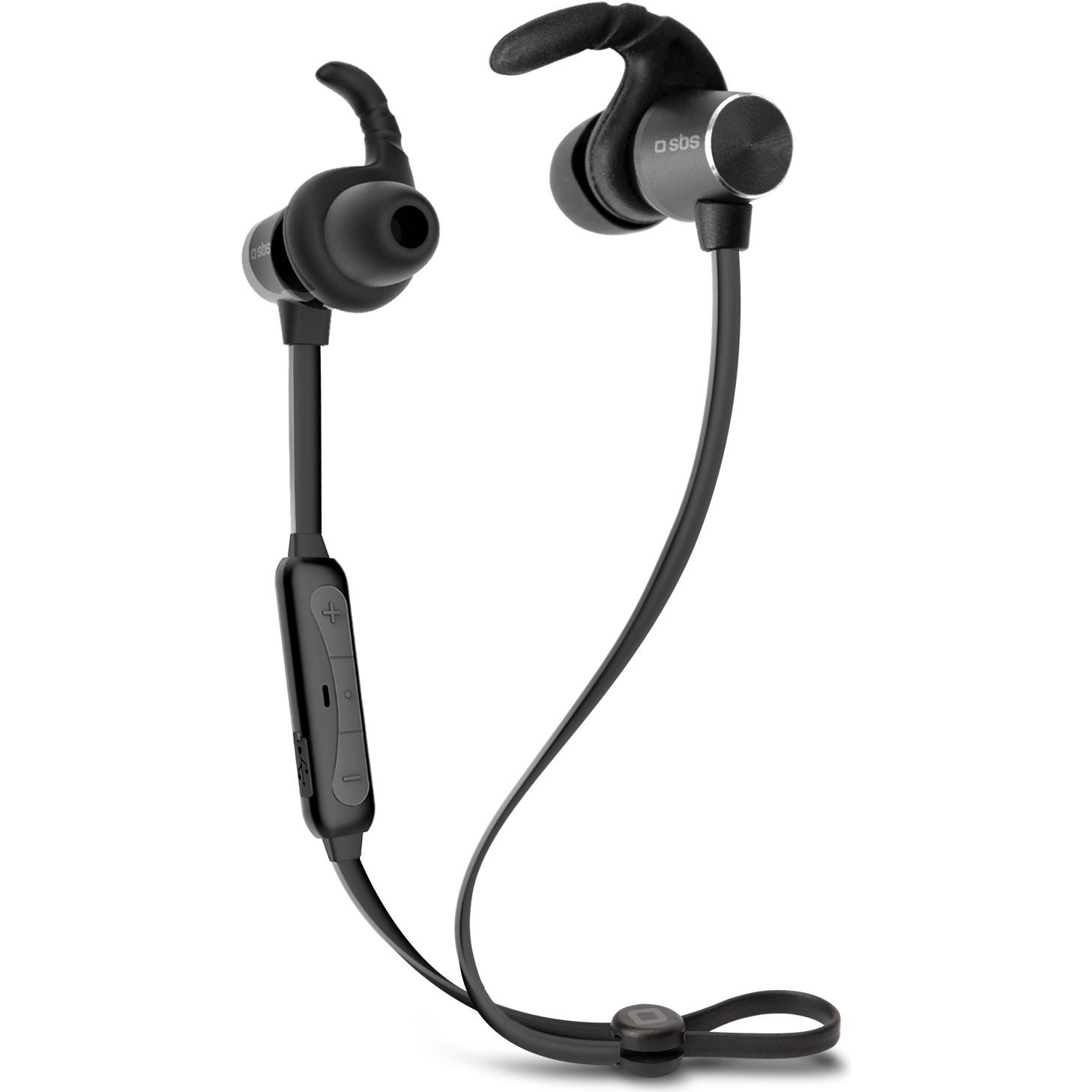 Thumbnail - SBS Kabelloses magnetisches Headset BT501 (50 h, Kabellos), Kopfhörer, Schwarz