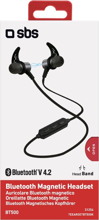 Productafbeelding SBS TEEARSETBT500K (Geen ruisonderdrukking, 4 h, Draadloze)