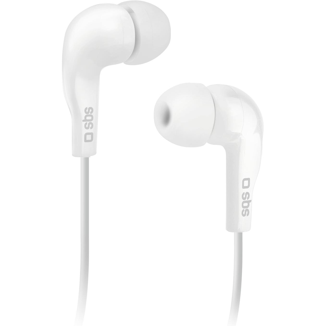 SBS Kopfhörer mit Kabel, Stereo In-Ear Studio Mix 10, 3,5 mm Klinkenstecker mit Mikrofon und Taste zur G (Kabelgebunden)...