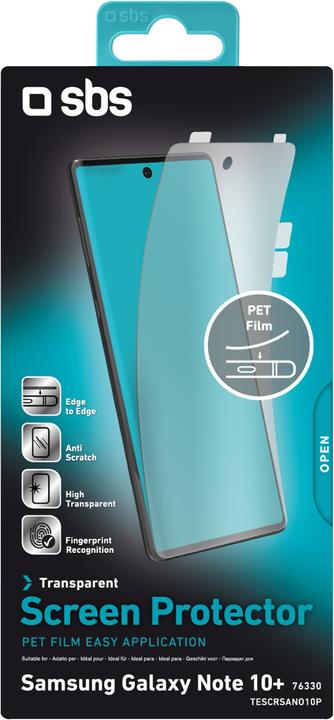 Actual product image SBS Protective film for Samsung Galaxy Note 10+ (1 Piece, Samsung Galaxy Note 10+)