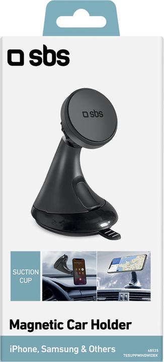 Actual product image SBS Magnetic car holder with Wide Line suction cup