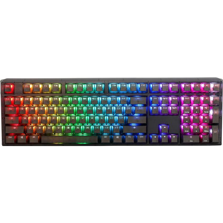 Ducky Tastiera da gioco One 3 Aura nera, LED RGB - Gateron Baby Kangaroo (Germania, Cablato), Tastiera, Nero
