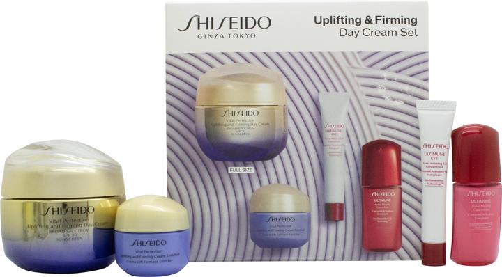 Image du produit Shiseido Coffret 4 pièces Vital Perfection Crème 50ml - Traitement raffermissant de nuit 15ml - Power Inf