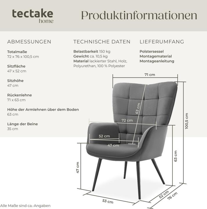 Actual product image tectake Hygge