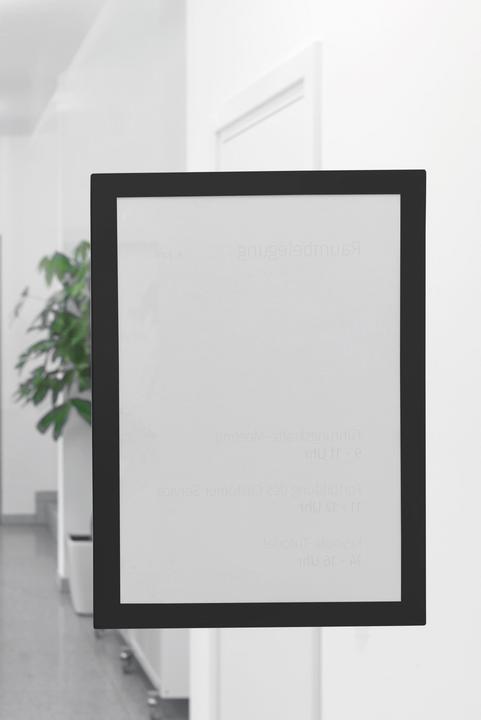 Actual product image Magnetoplan Information frame magnetofix, DIN A4, black (1 x)