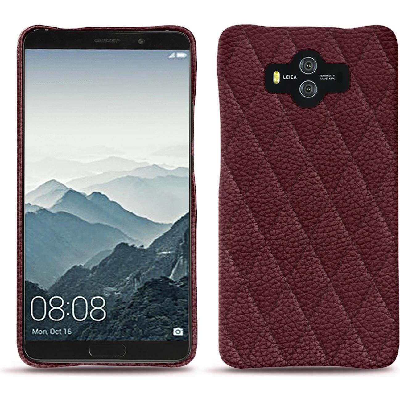 Noreve Lederschutzhülle (Huawei Mate 10), Smartphone Hülle, Violett