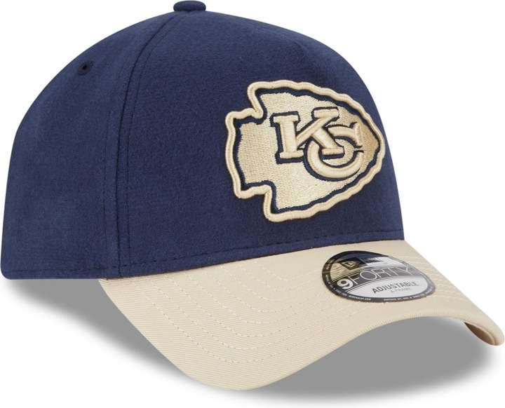 Produktbild New Era A-Frame 9Forty Cap MOLESKIN Kansas City Chiefs navy (One Size)